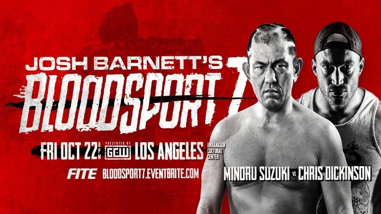 GCW Josh Barnett's Bloodsport 7 backdrop