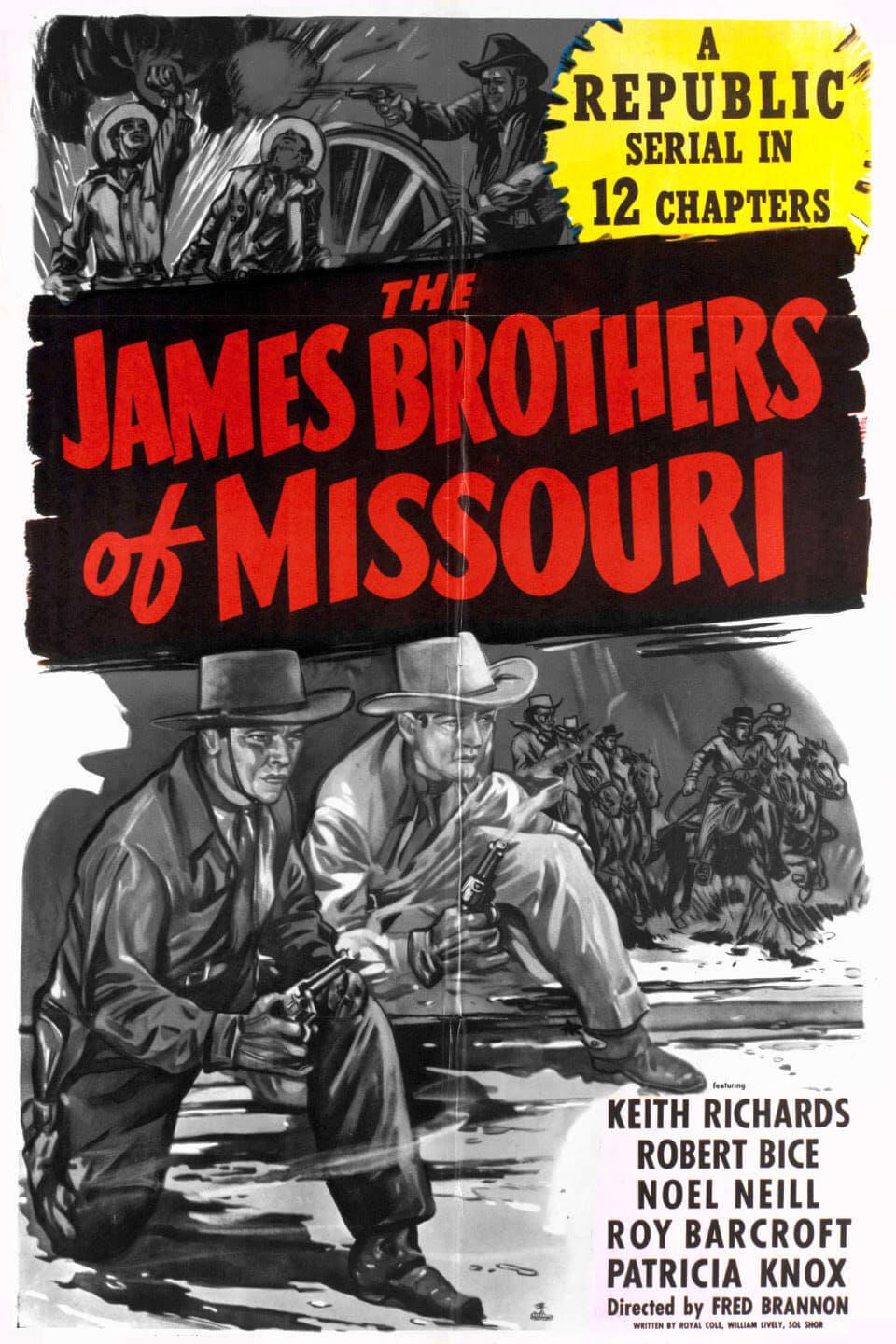 The James Brothers of Missouri poster
