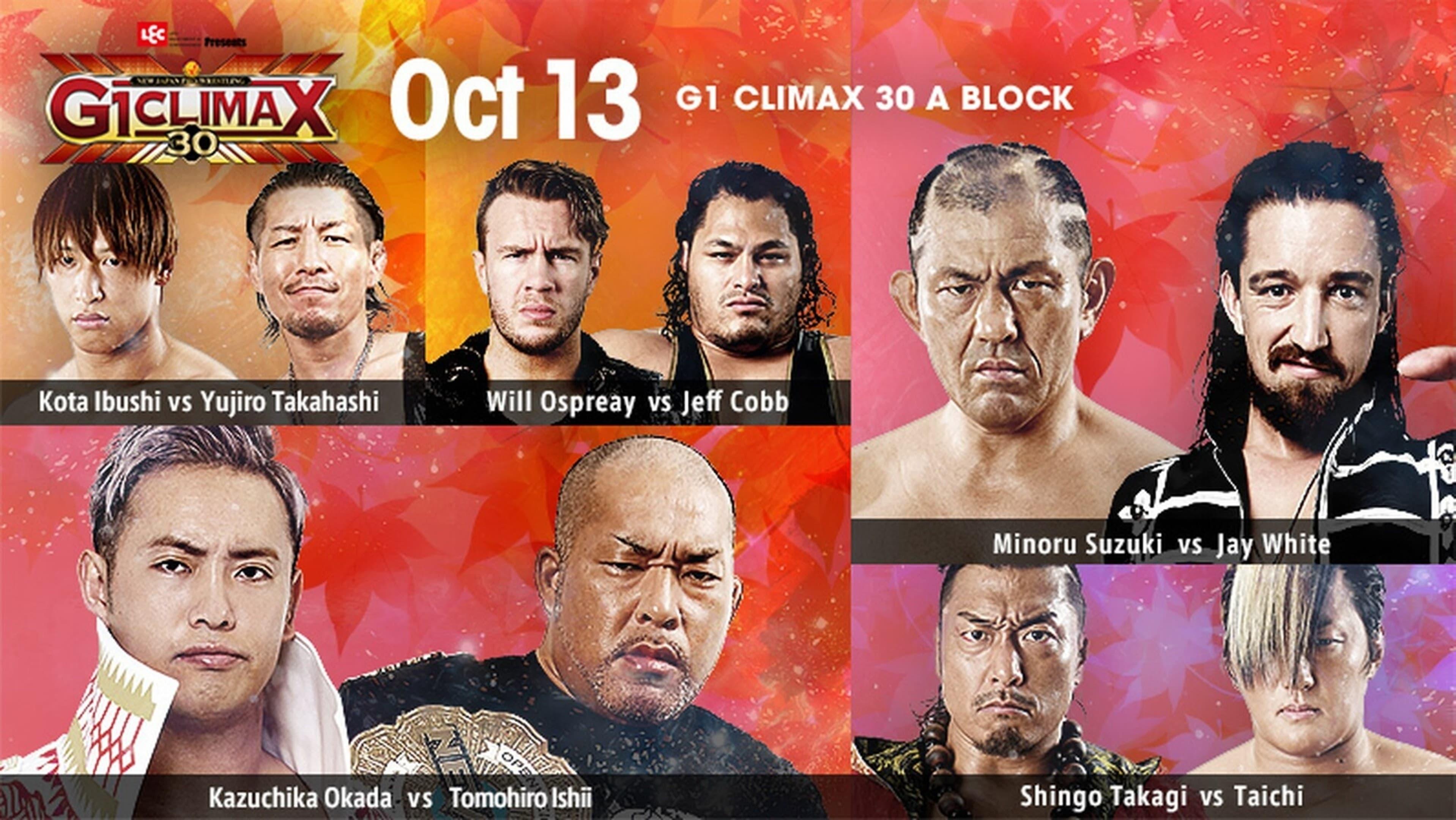 NJPW G1 Climax 30: Day 15 backdrop