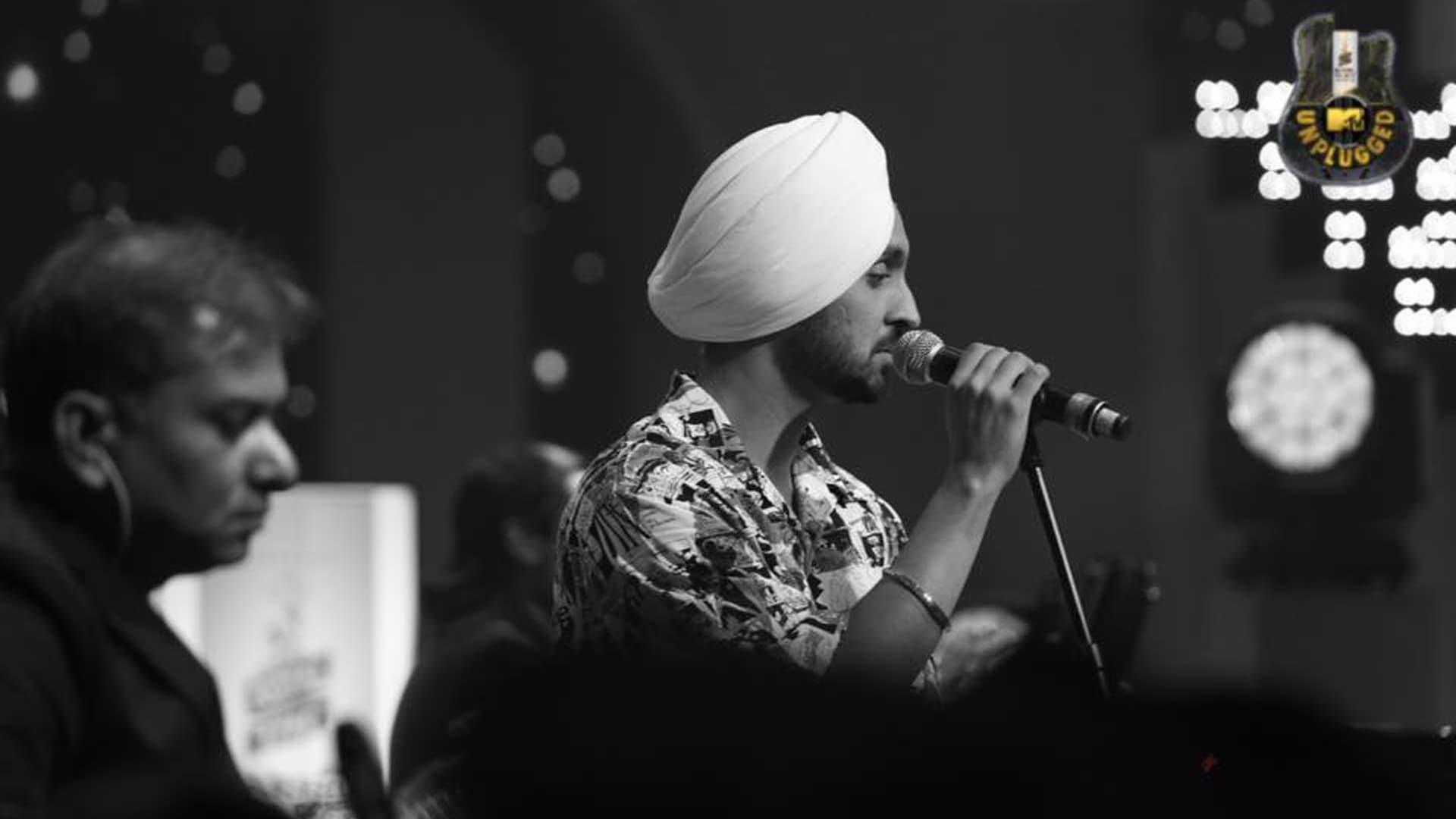 Diljit Dosanjh MTV Unplugged backdrop