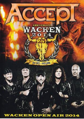 Accept: [2014] Wacken Open Air poster