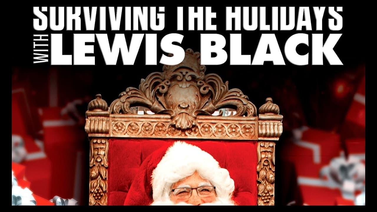 Surviving the Holidays with Lewis Black backdrop