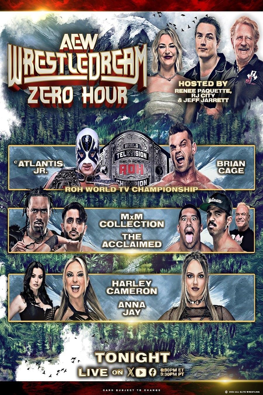 AEW WrestleDream: Zero Hour poster