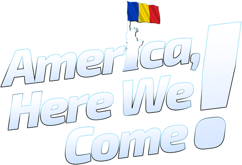 America, Here We Come! logo