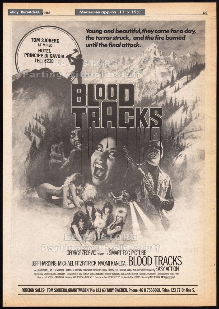 Blood Tracks poster