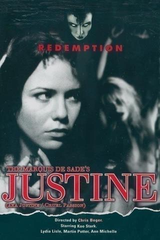 Justine by the Marquis de Sade poster