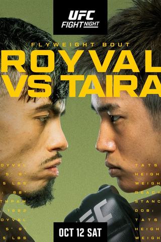 UFC Fight Night 244: Royval vs. Taira poster