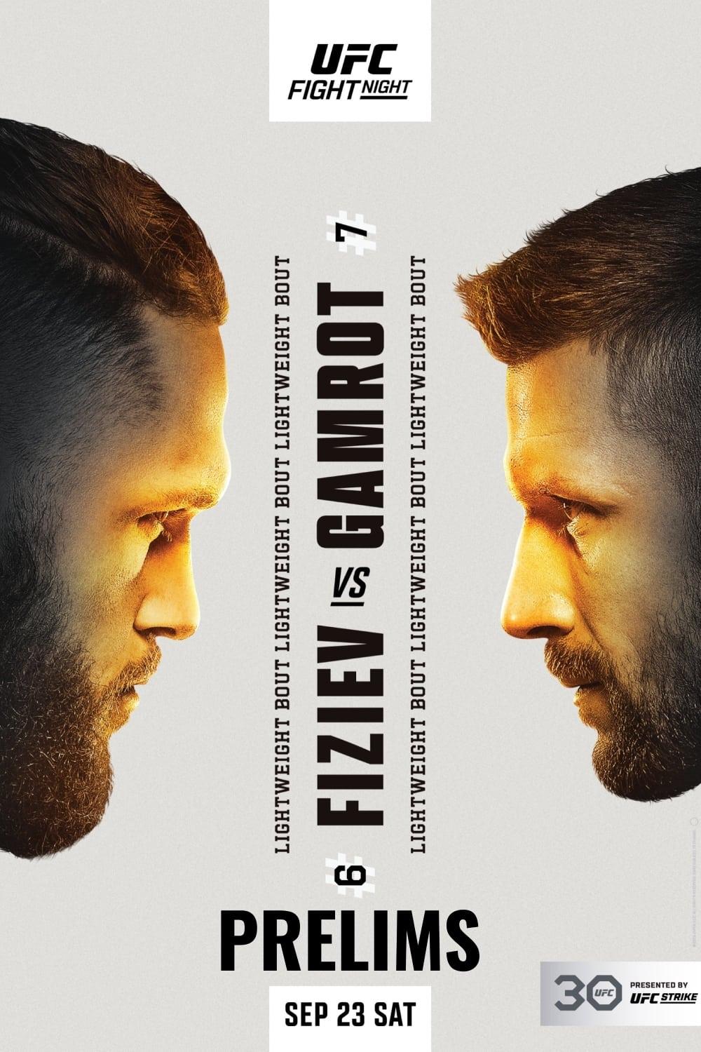 UFC Fight Night 228: Fiziev vs. Gamrot poster