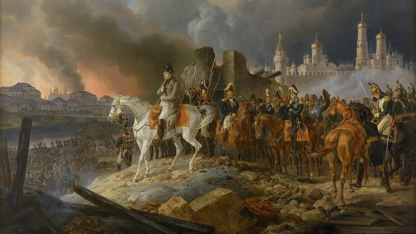 Napoleon: Winter in Russia backdrop