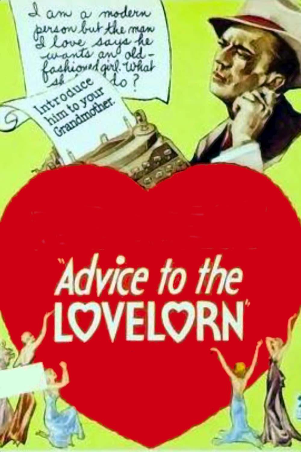 Advice to the Lovelorn poster