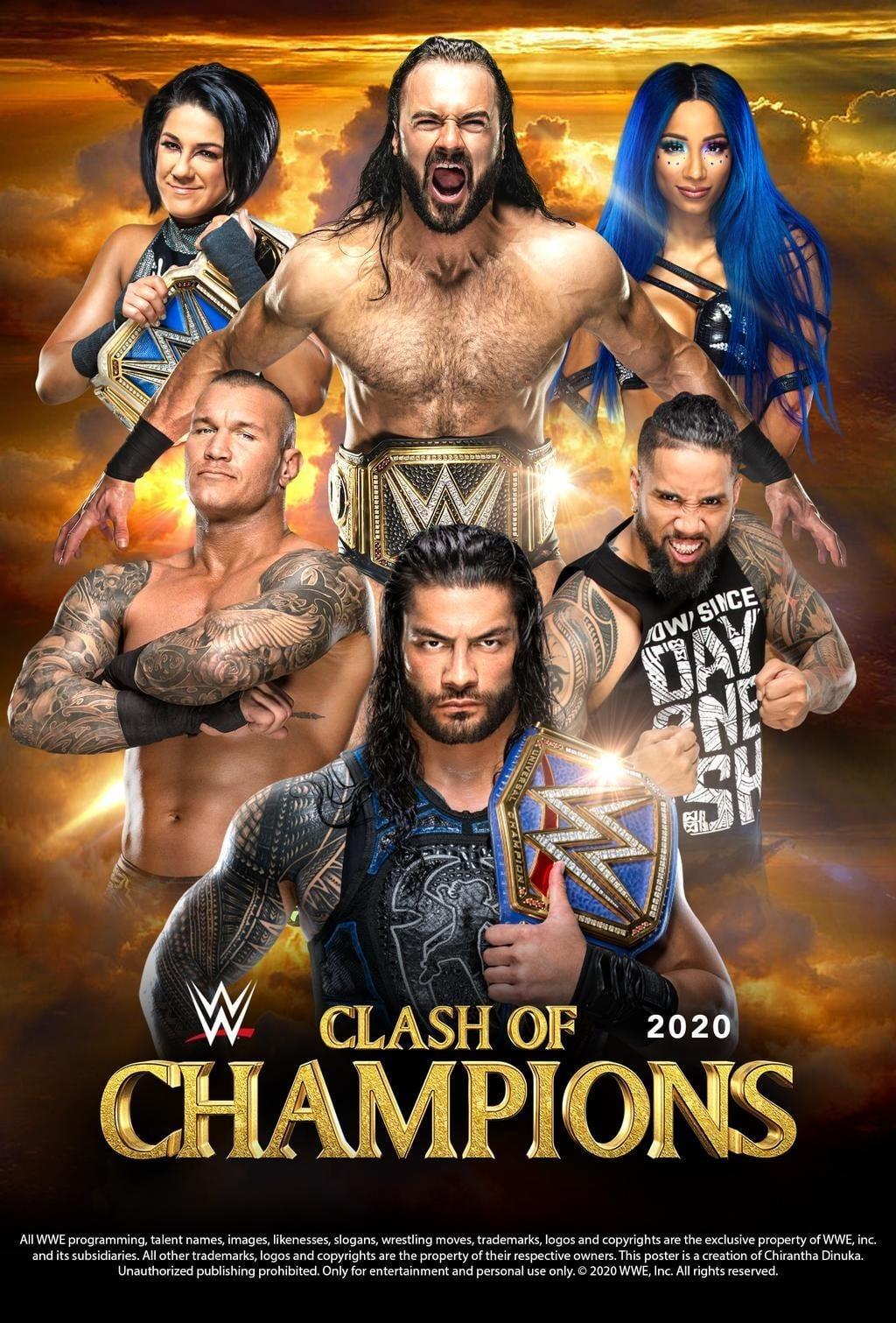 WWE Clash of Champions 2020 poster