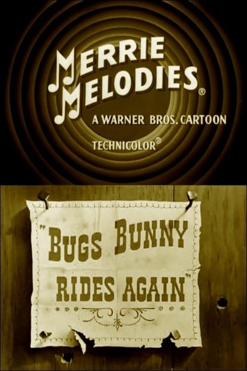 Bugs Bunny Rides Again poster