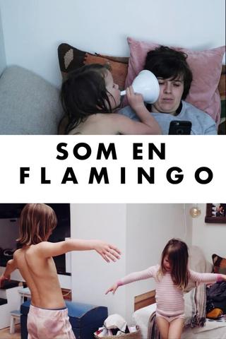 Som en flamingo poster