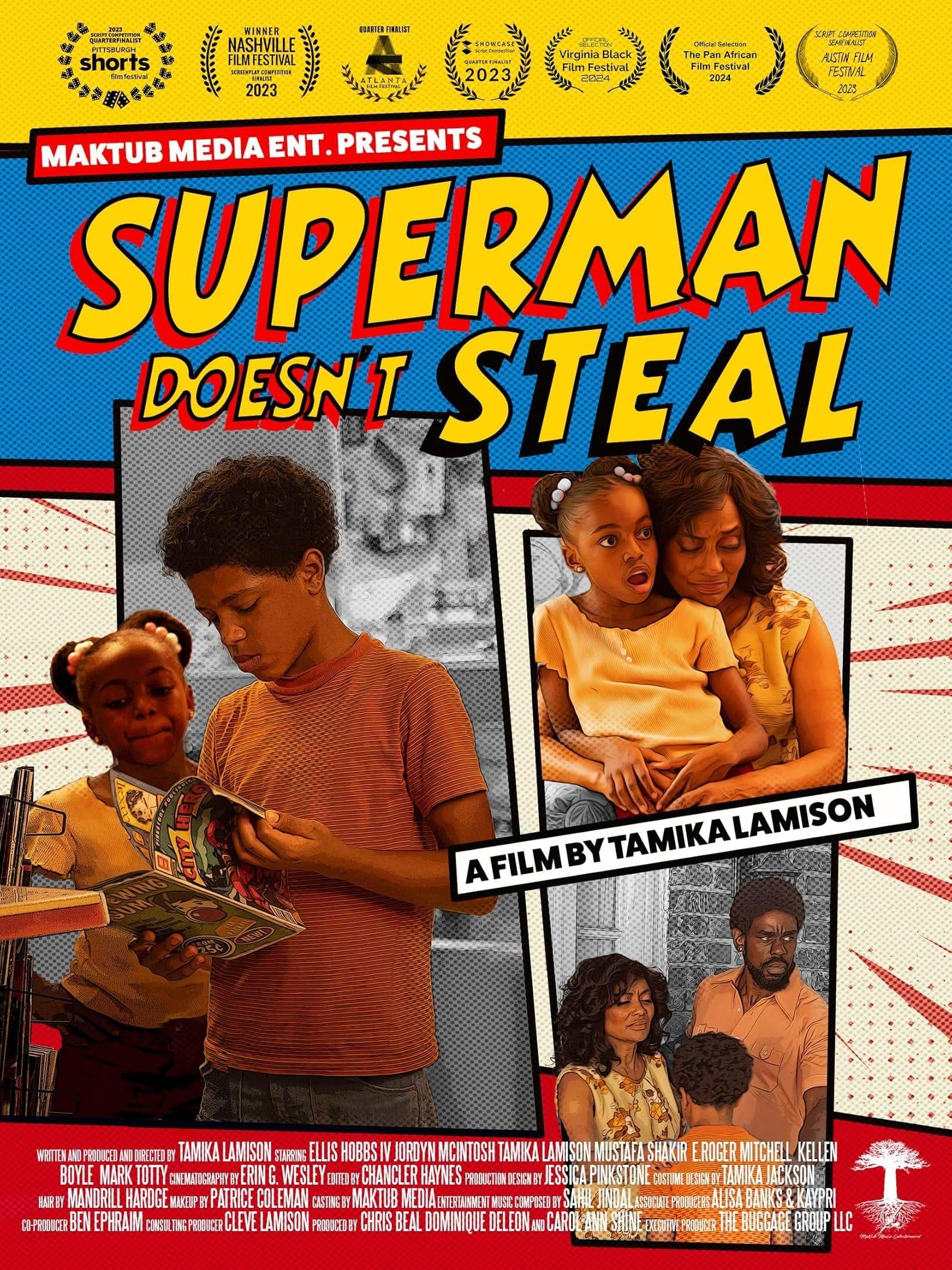 Superman Doesn't Steal poster