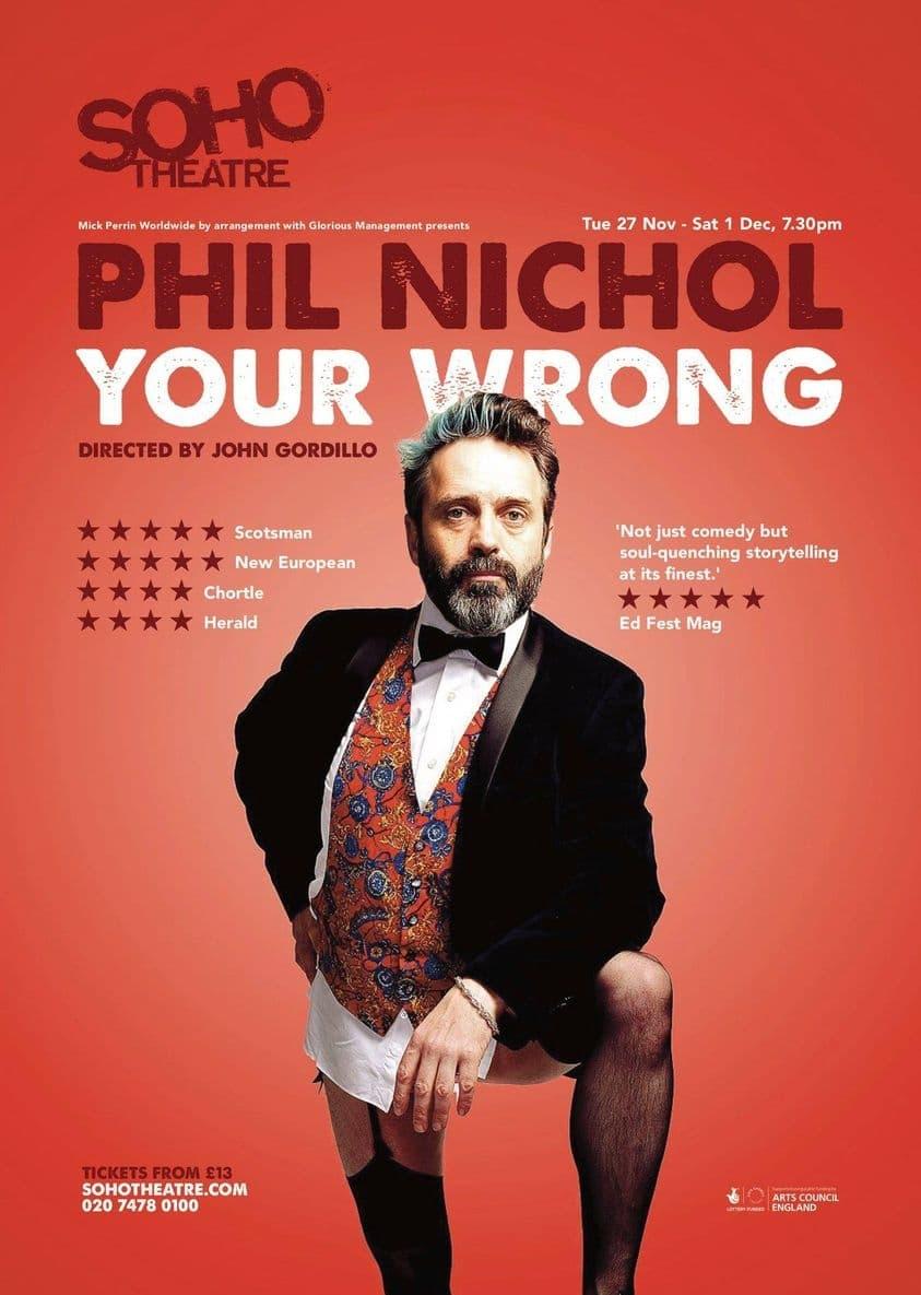 Phil Nichol: Your Wrong poster