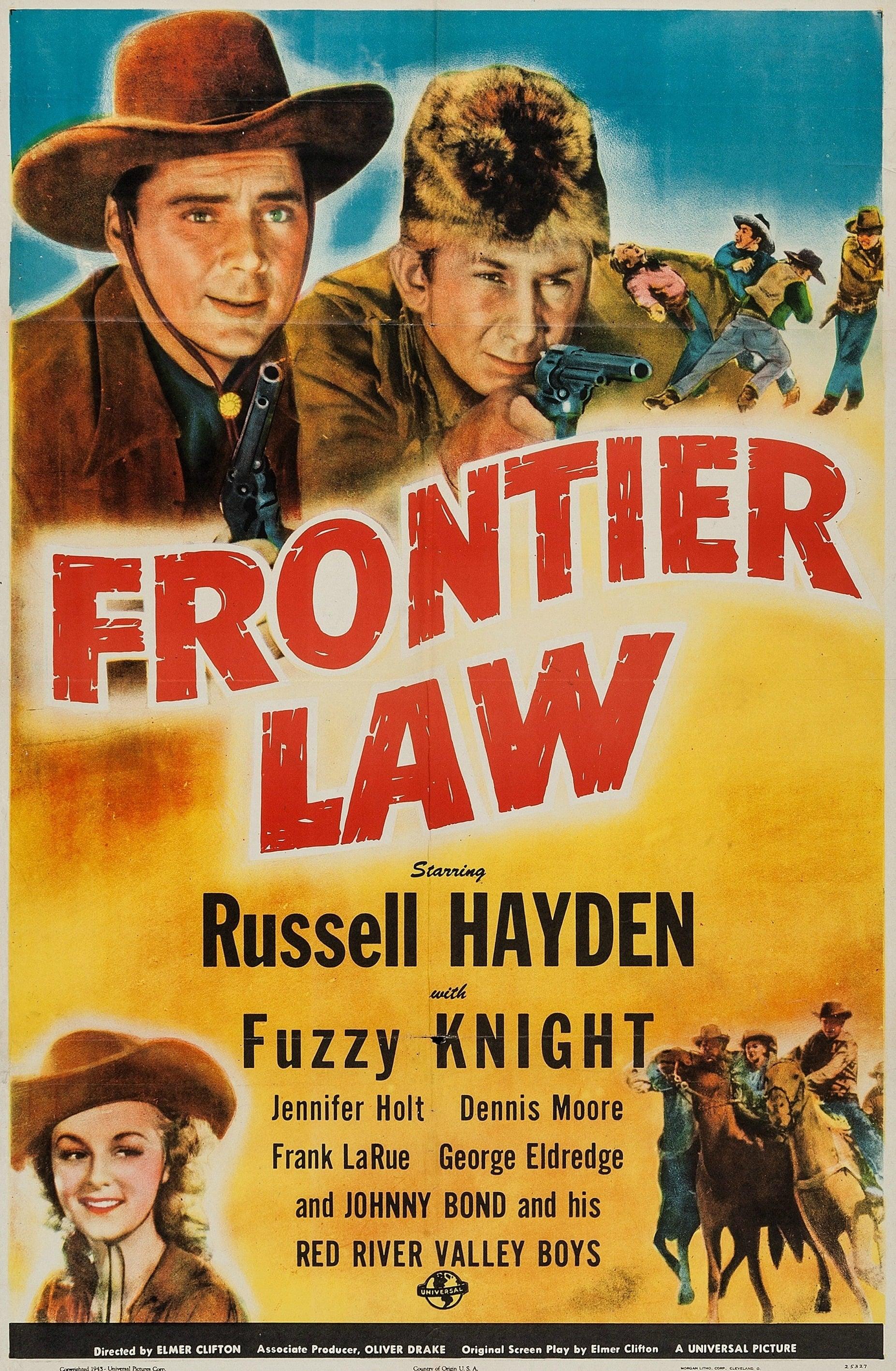 Frontier Law poster