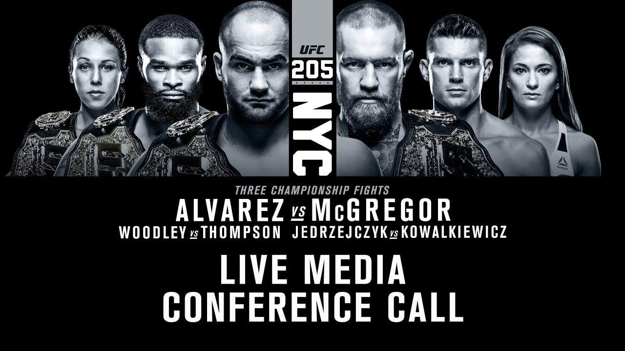 UFC 205: Alvarez vs. McGregor backdrop