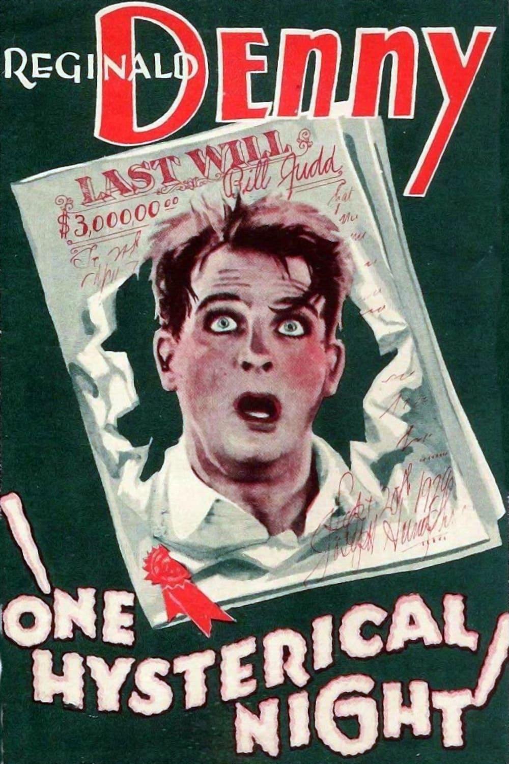 One Hysterical Night poster