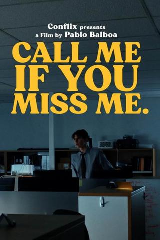 Call Me If You Miss Me poster