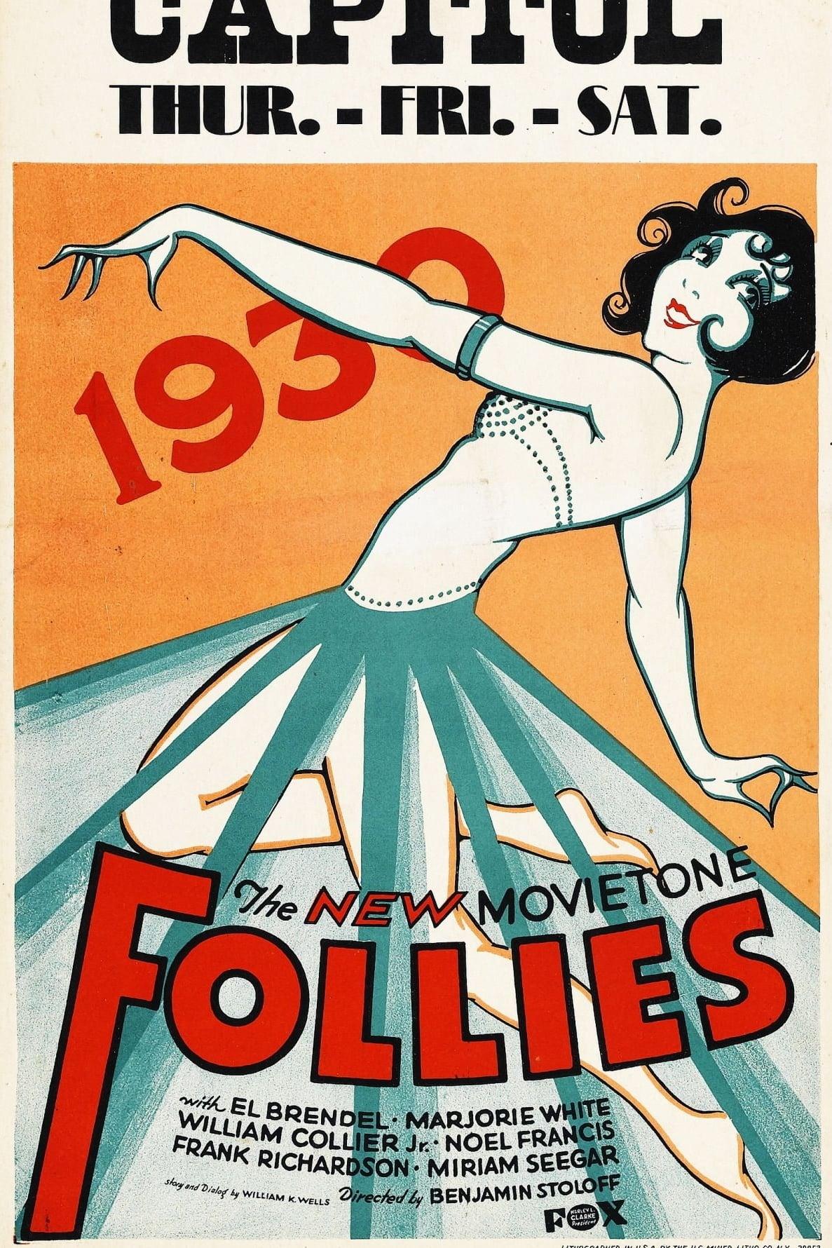 New Movietone Follies of 1930 poster