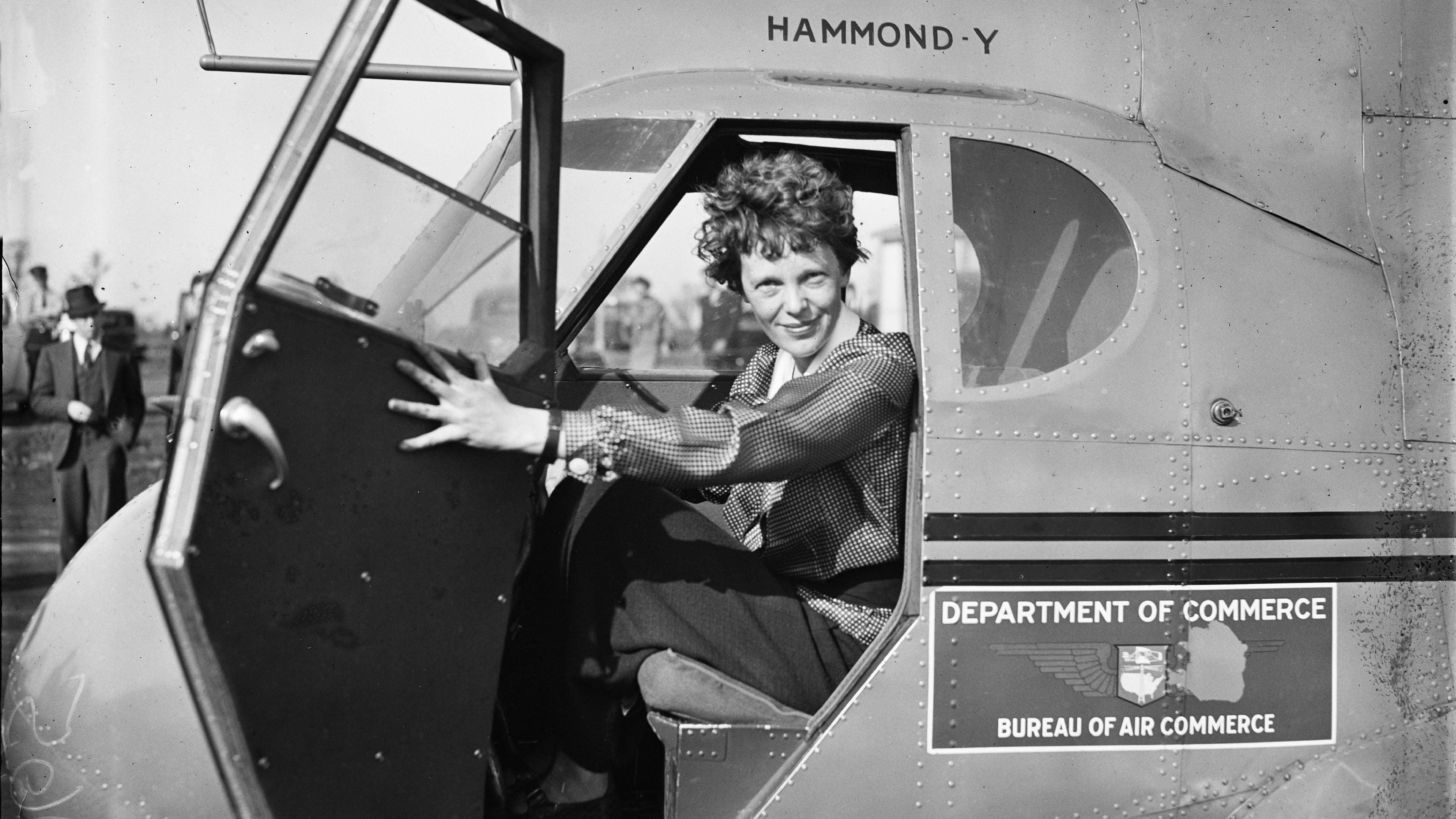 Amelia Earhart backdrop