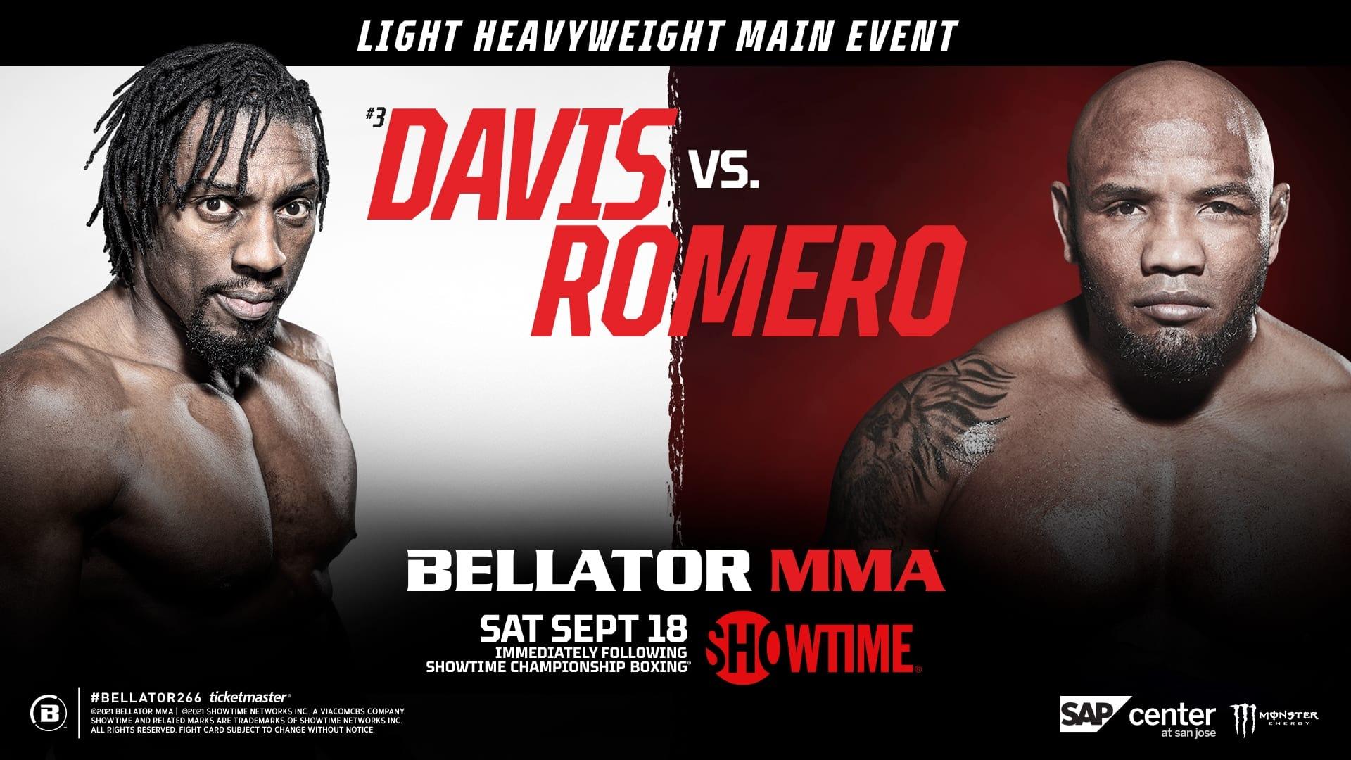 Bellator 266: Davis vs. Romero backdrop