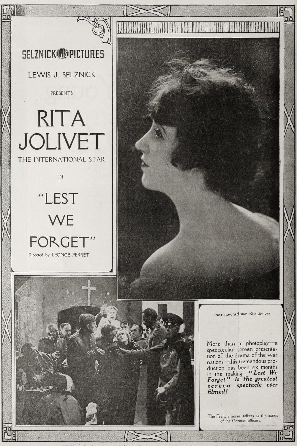 Lest We Forget poster