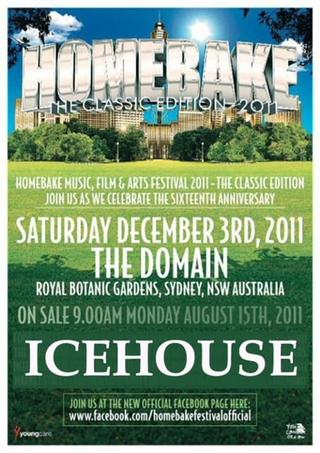 Icehouse Plays Homebake poster