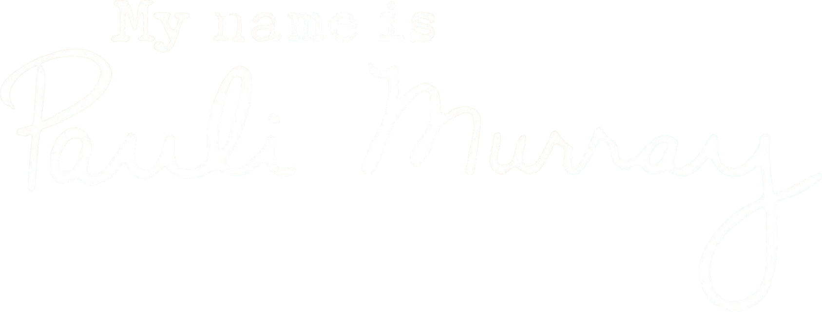 My Name Is Pauli Murray logo