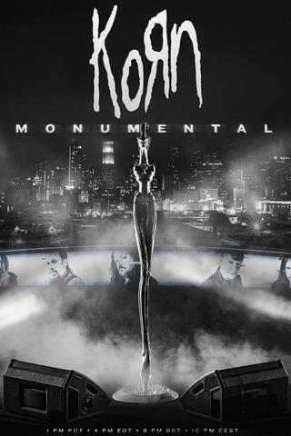 Korn: Monumental poster