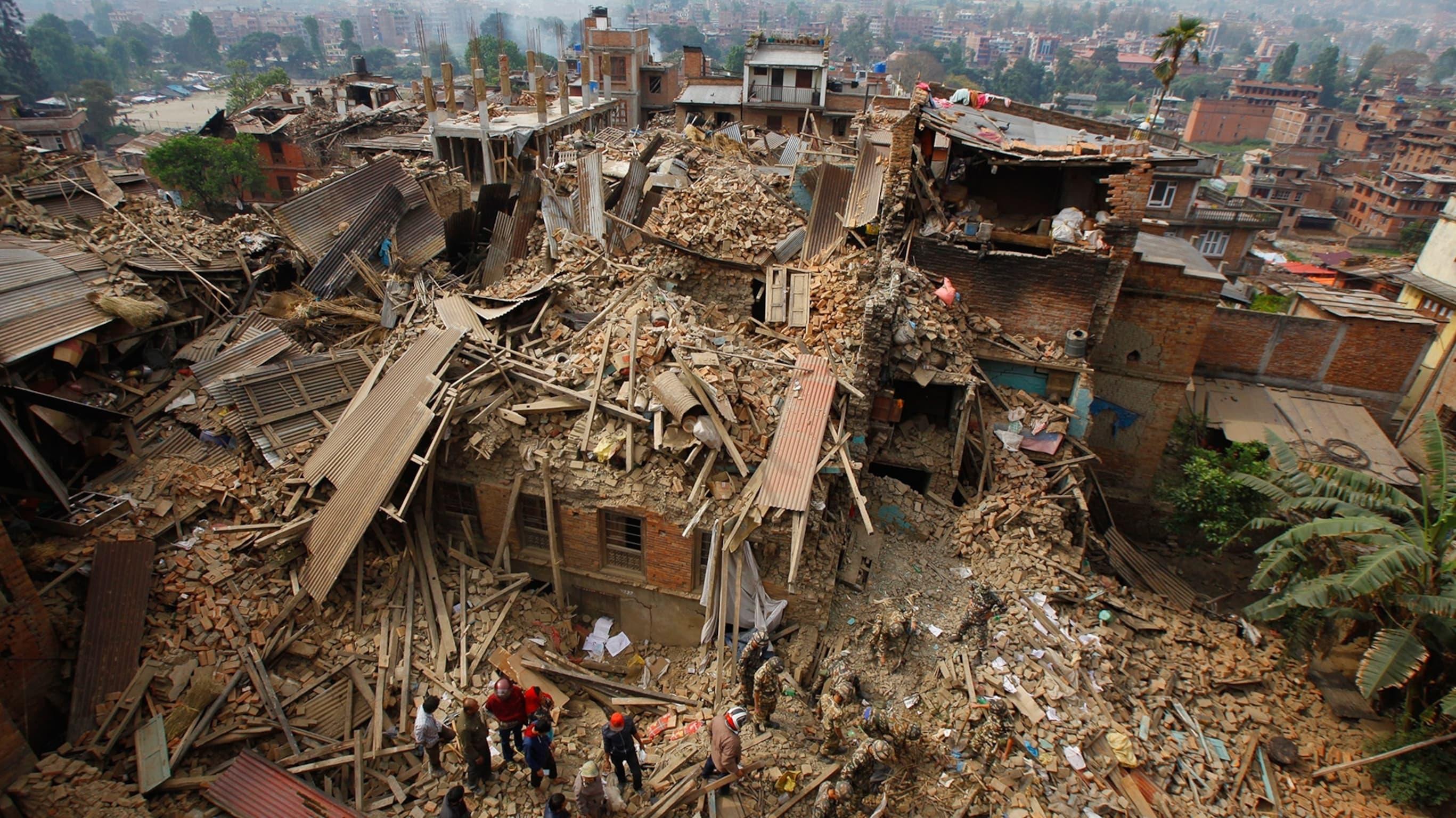 Nepal Quake: Terror on Everest backdrop