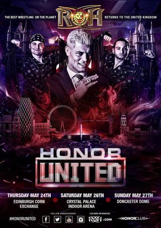 ROH: Honor United - London poster
