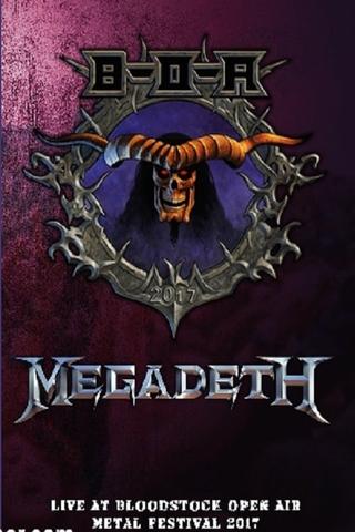 Megadeth Bloodstock 2017 poster