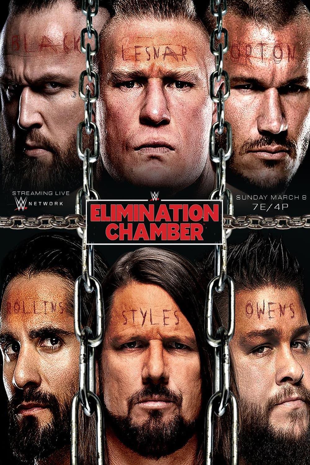 WWE Elimination Chamber 2020 poster