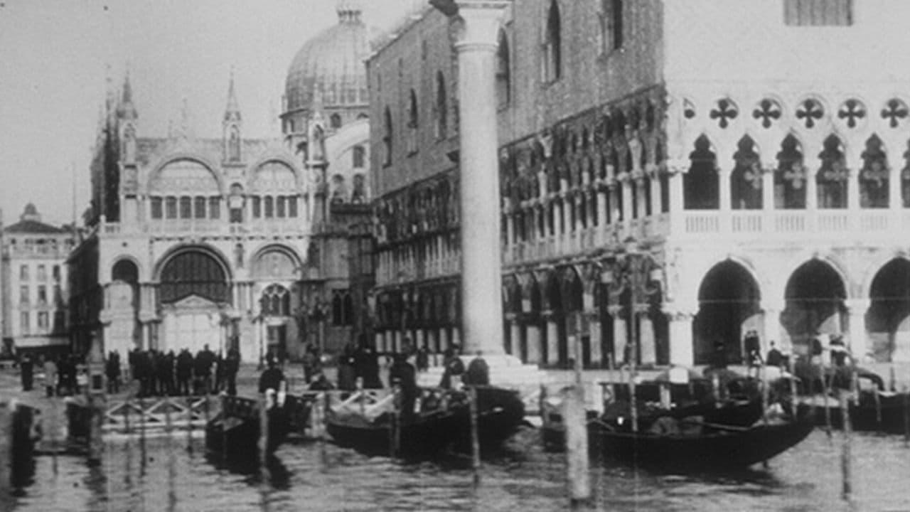 Panorama of St. Mark's Square Taken From a Boat backdrop