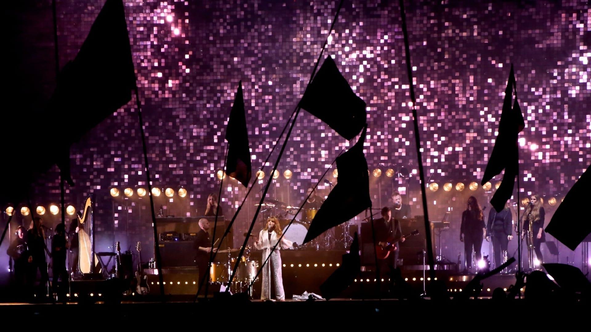 Florence and the Machine at Glastonbury backdrop