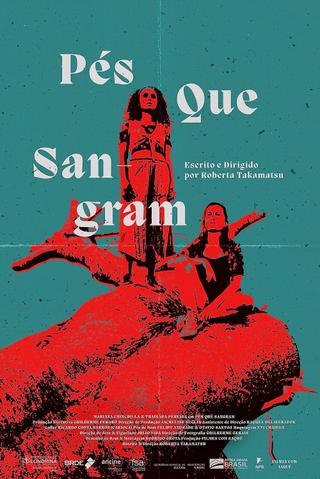 Pés que sangram poster