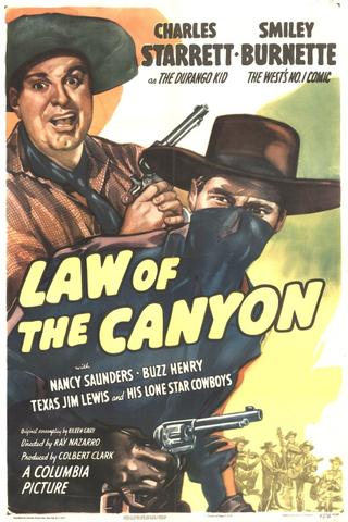 Law of the Canyon poster