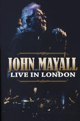 John Mayall - Live in London poster