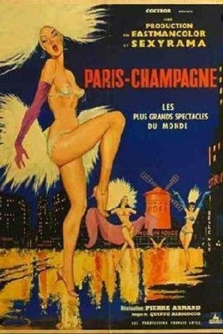 Paris champagne poster