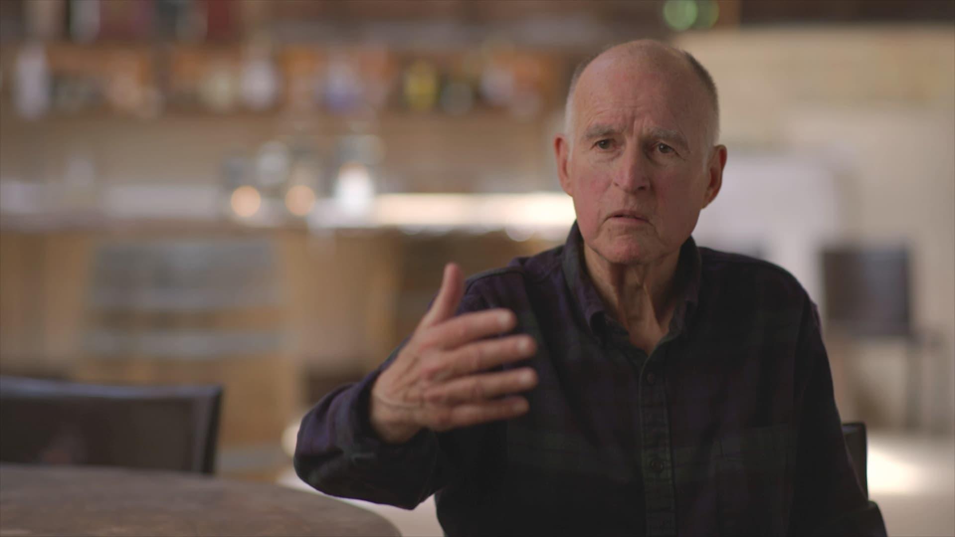 Jerry Brown: The Disrupter backdrop