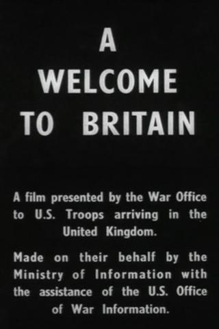 A Welcome to Britain poster