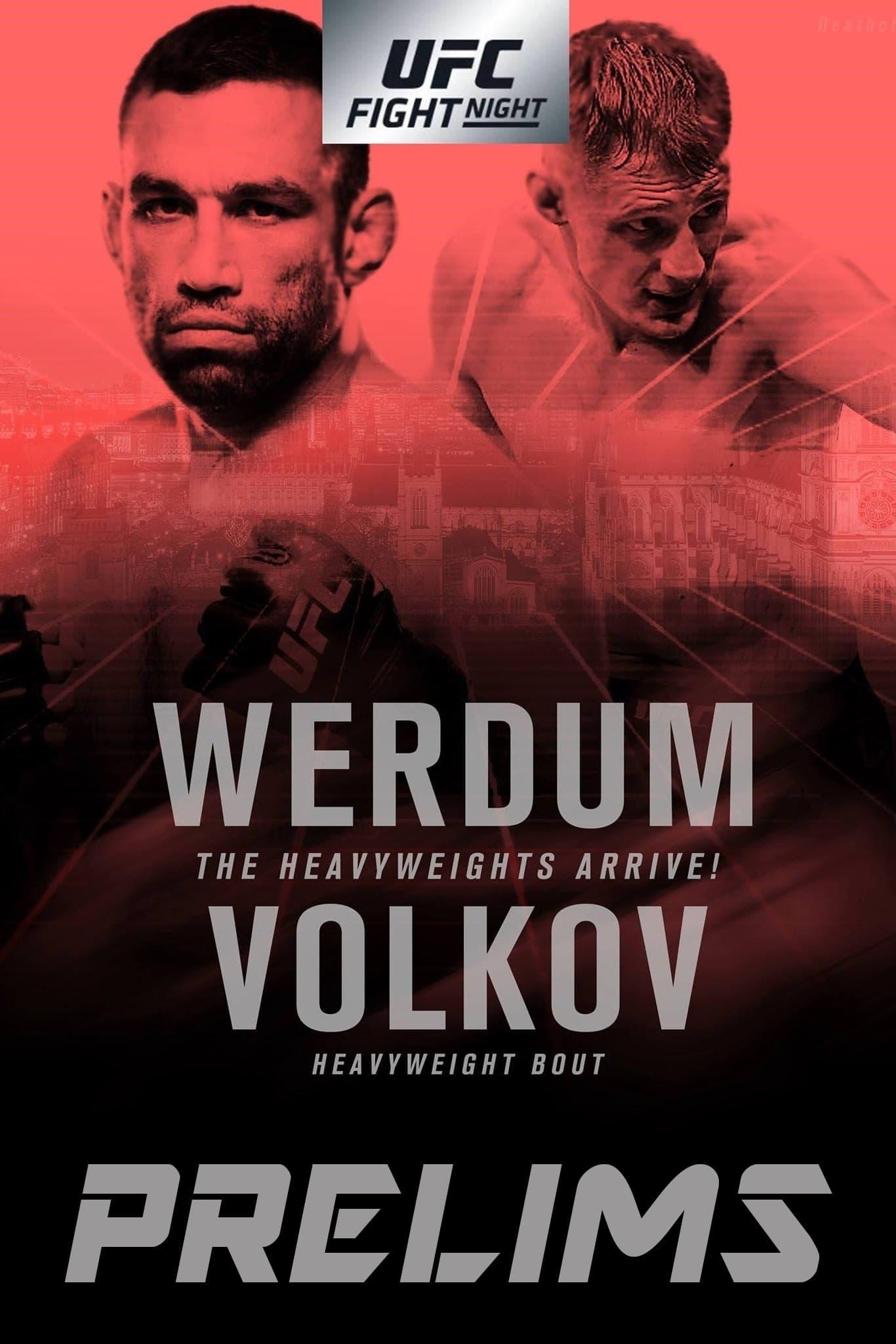 UFC Fight Night 127: Werdum vs. Volkov poster