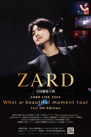 ZARD LIVE 2004“What a beautiful moment”（Full HD Edition） poster