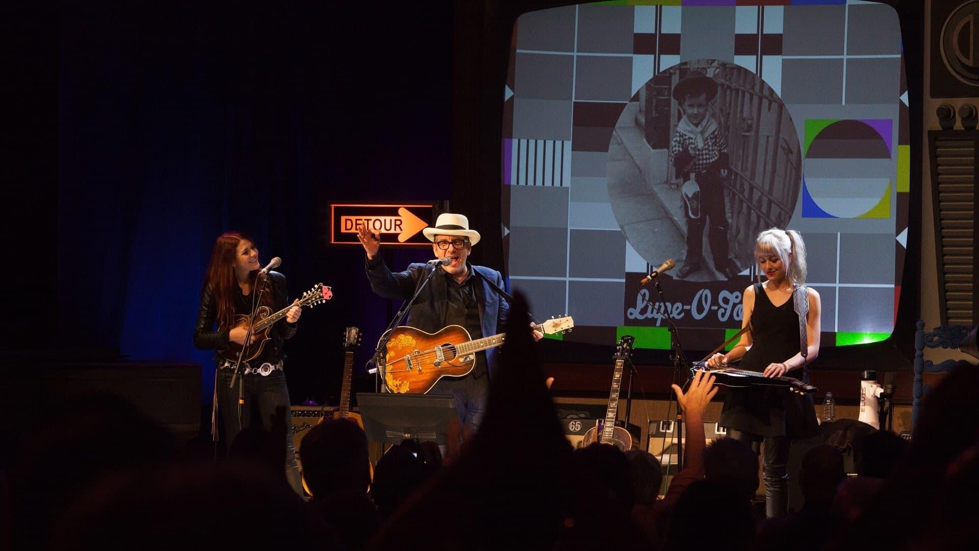 Elvis Costello - Detour Live at Liverpool Philharmonic Hall backdrop