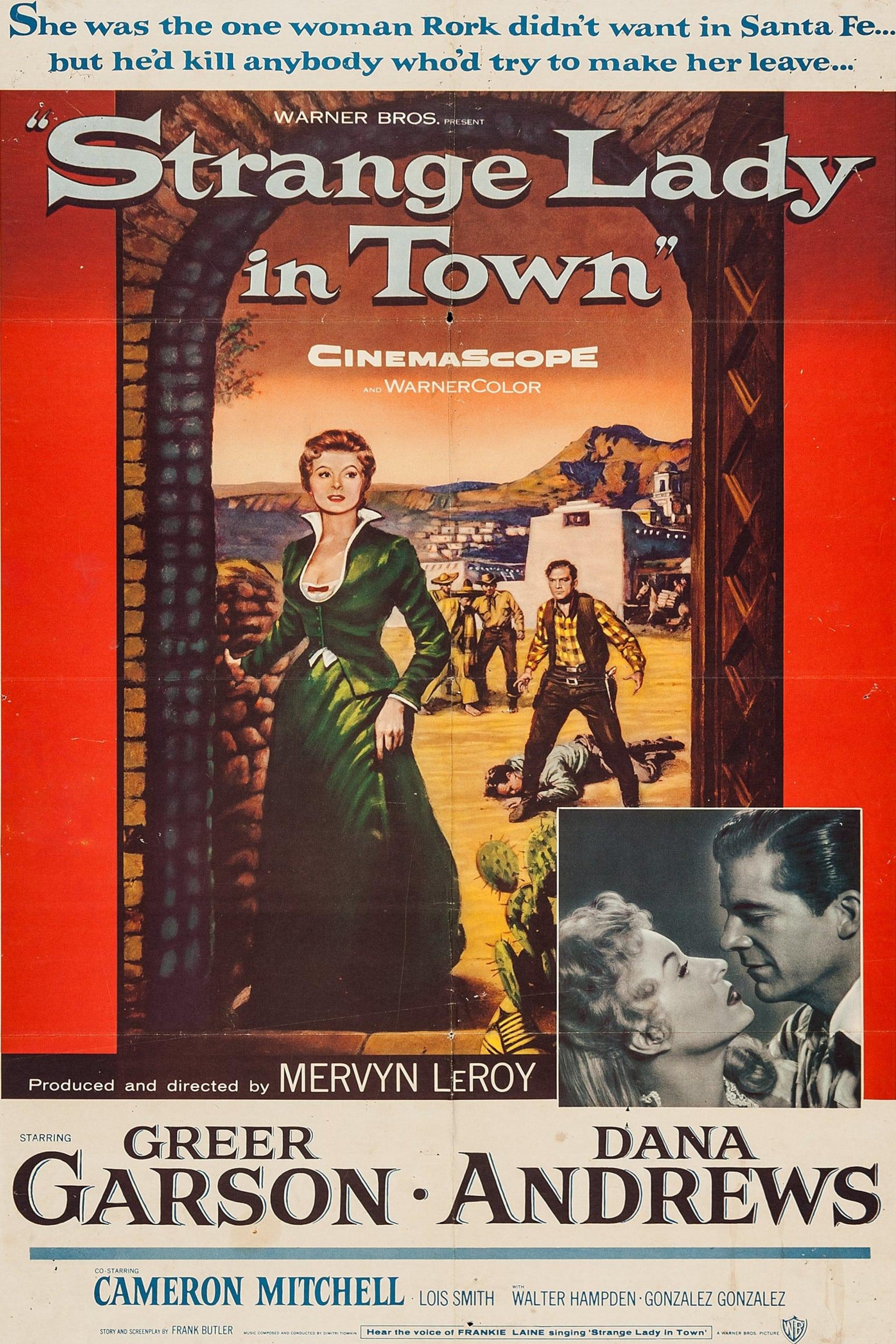 Strange Lady in Town poster