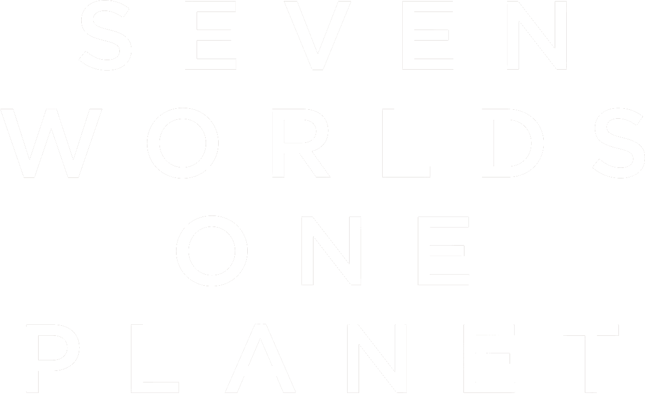 Seven Worlds, One Planet logo