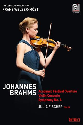 Johannes Brahms - Violin Concerto Symphony No. 4 (Julia Fischer) poster