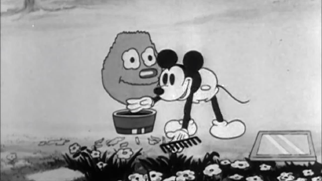 Mickey Cuts Up backdrop