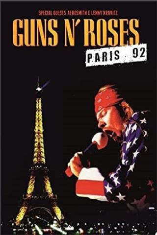 Guns N' Roses - Live in Paris poster